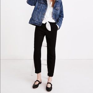 Madewell Cuffed Track Trousers- L